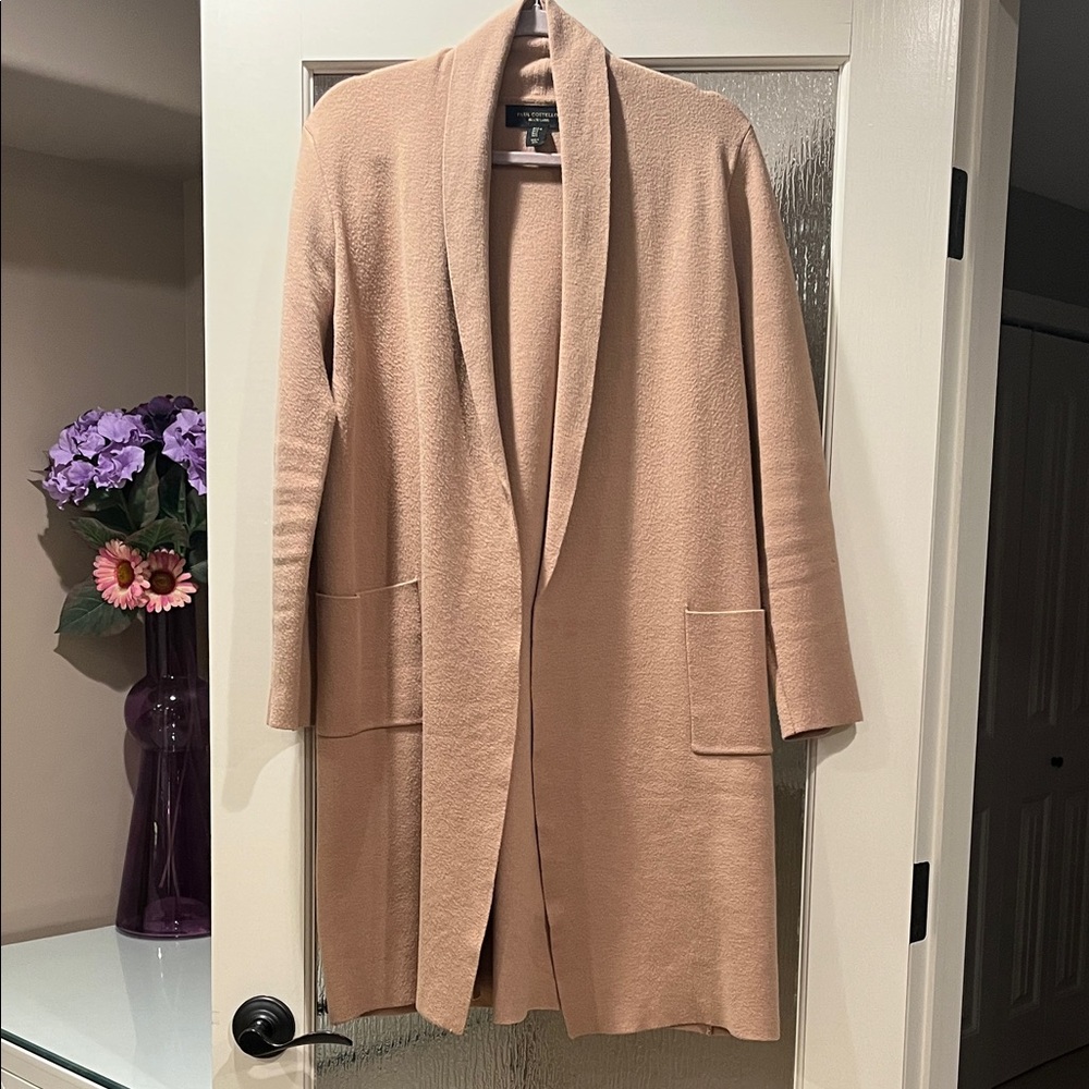 Tan Women's long cardigan